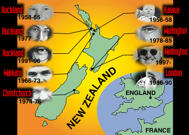 Travels with Chris Lipscombe in NZ and UK